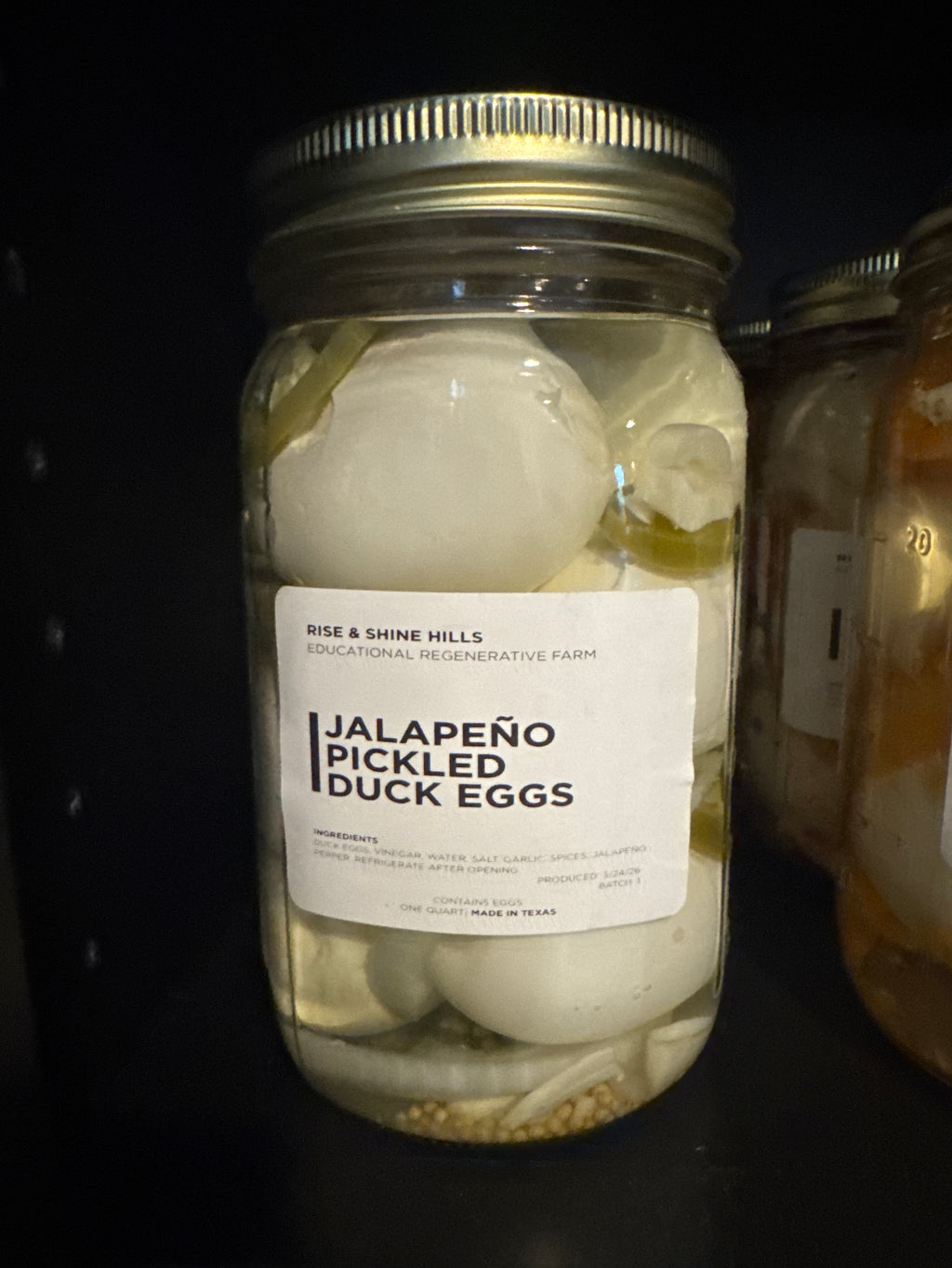Pickled Duck Eggs