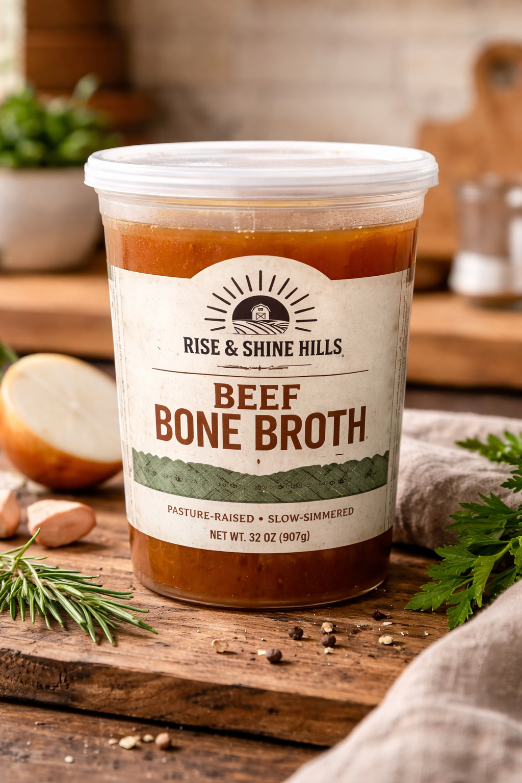 Quart Size Beef Broth