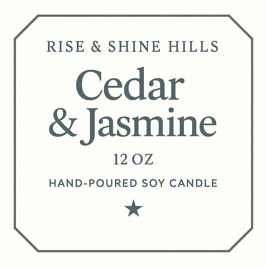 Cedar & Jasmin - R&S Candles
