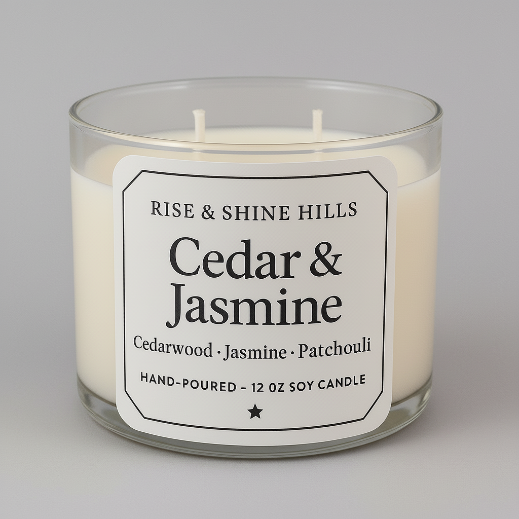 Cedar & Jasmin - R&S Candles