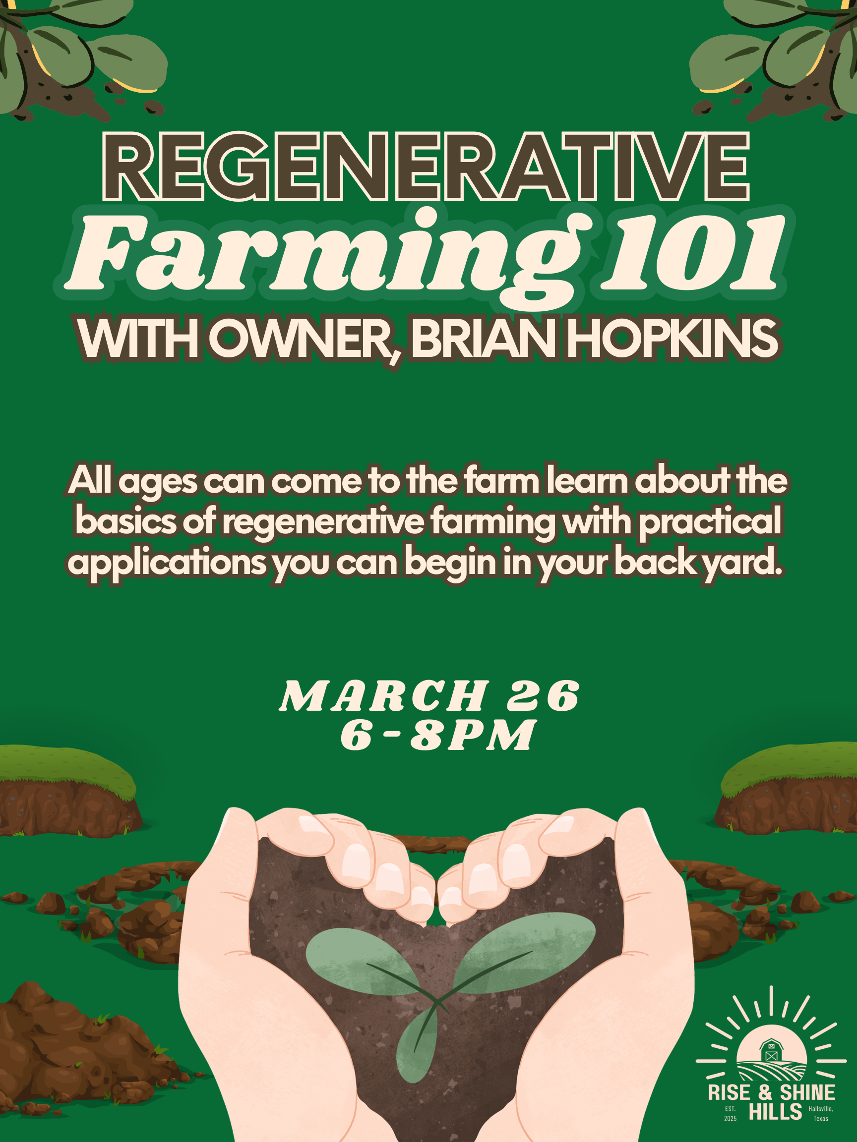 Back to the Basics- Regenerative Farming Class