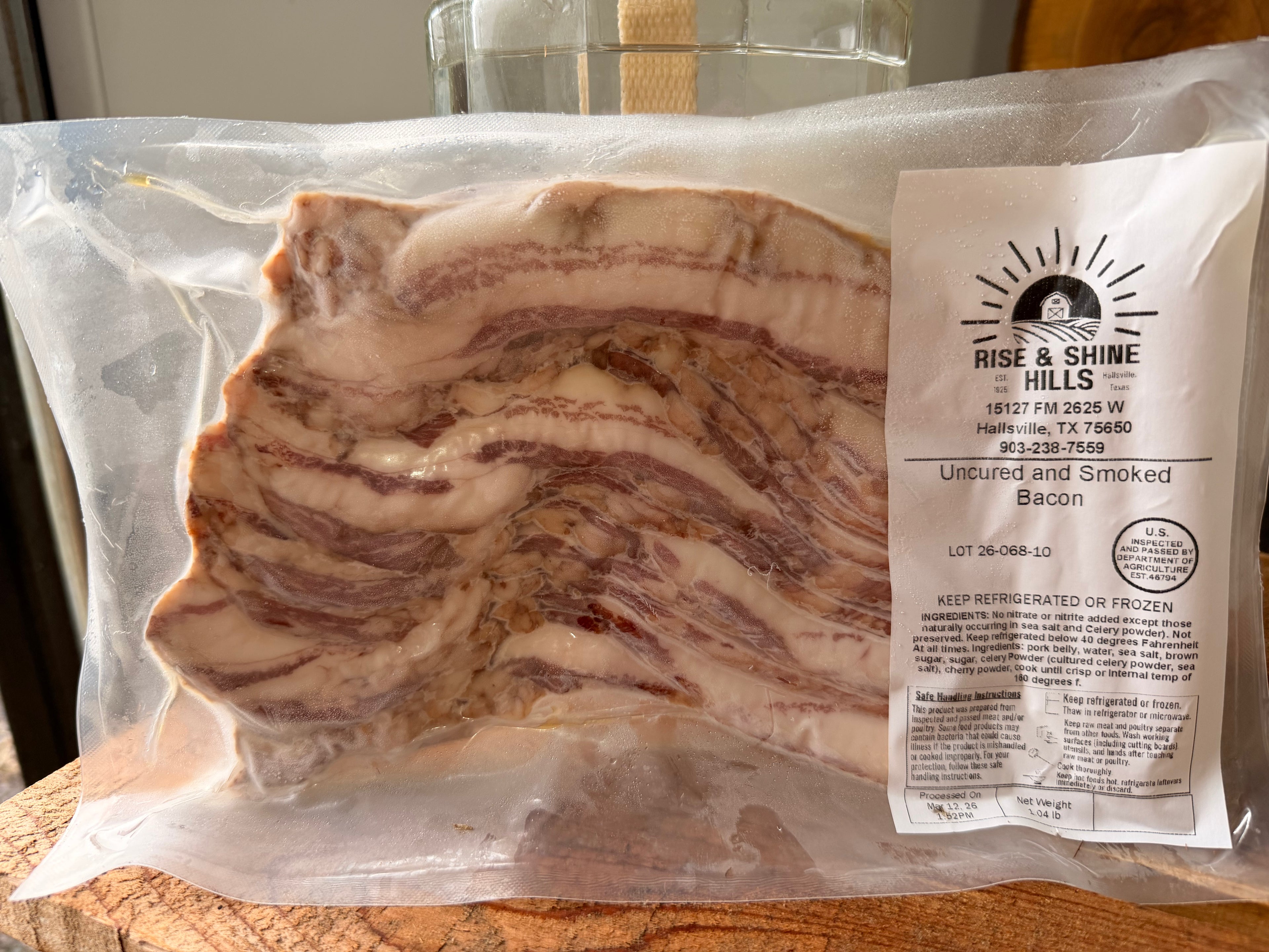 Smoked Pork Bacon