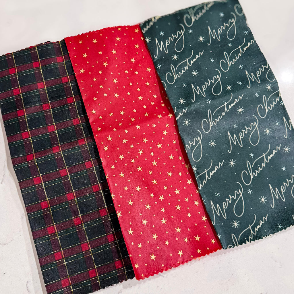 Holiday Beeswax Wrap Set – Rise & Shine Hills