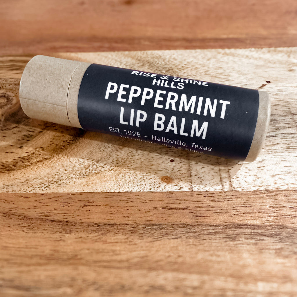 Peppermint Lip Balm – Rise & Shine Hills