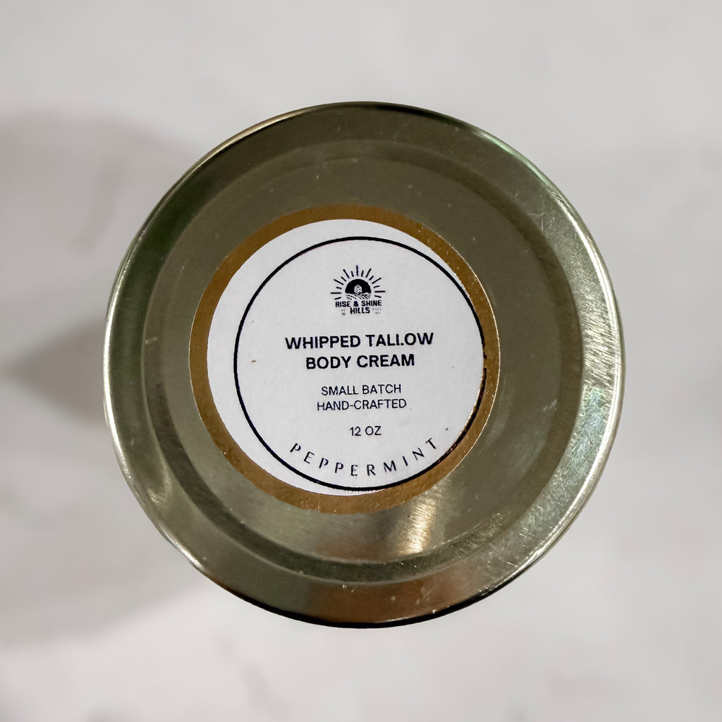 Whipped Tallow Body Cream – Peppermint