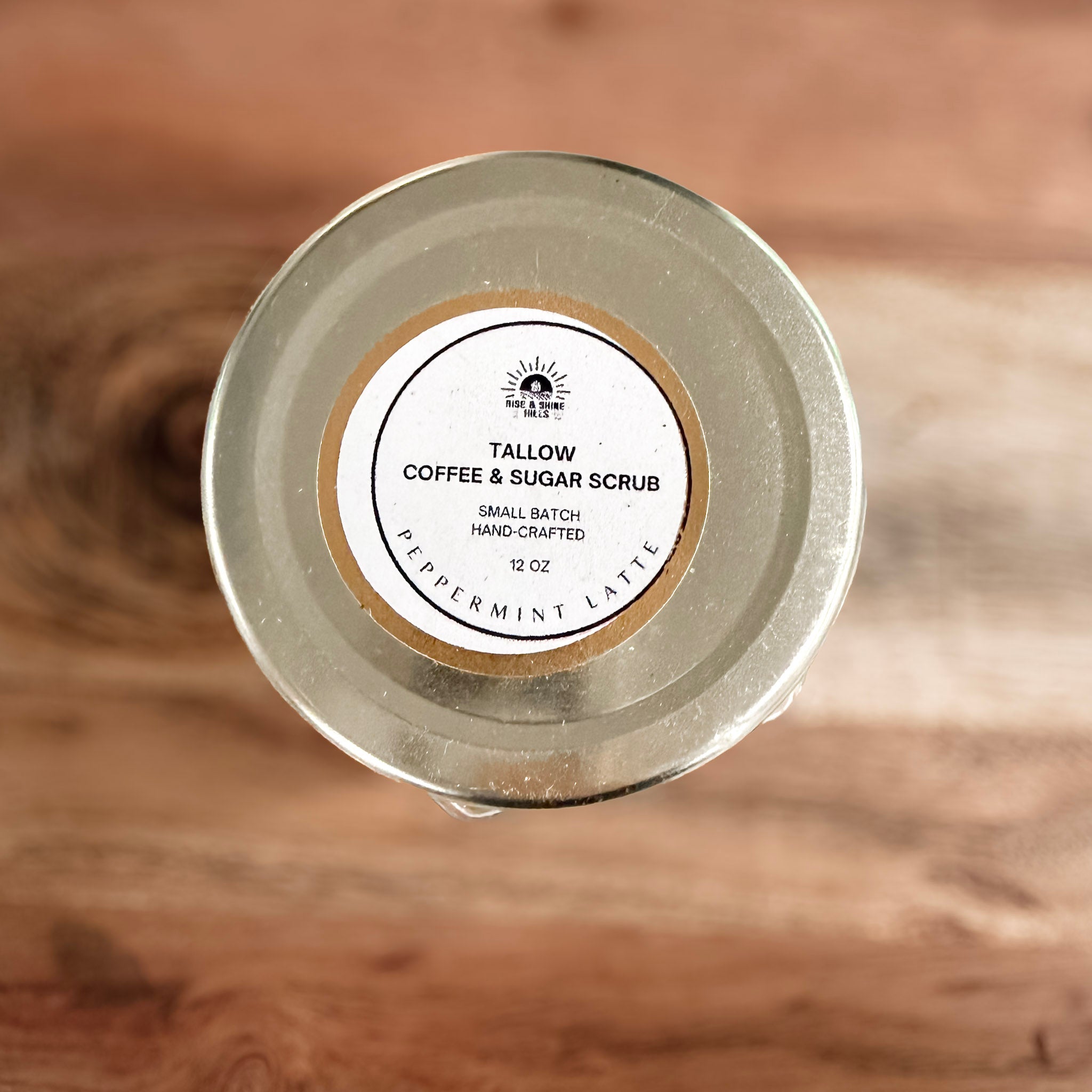 Coffee & Tallow Sugar Scrub – Peppermint Latte