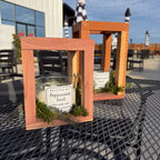 Rustic Wooden Candle Lantern – Small & Large