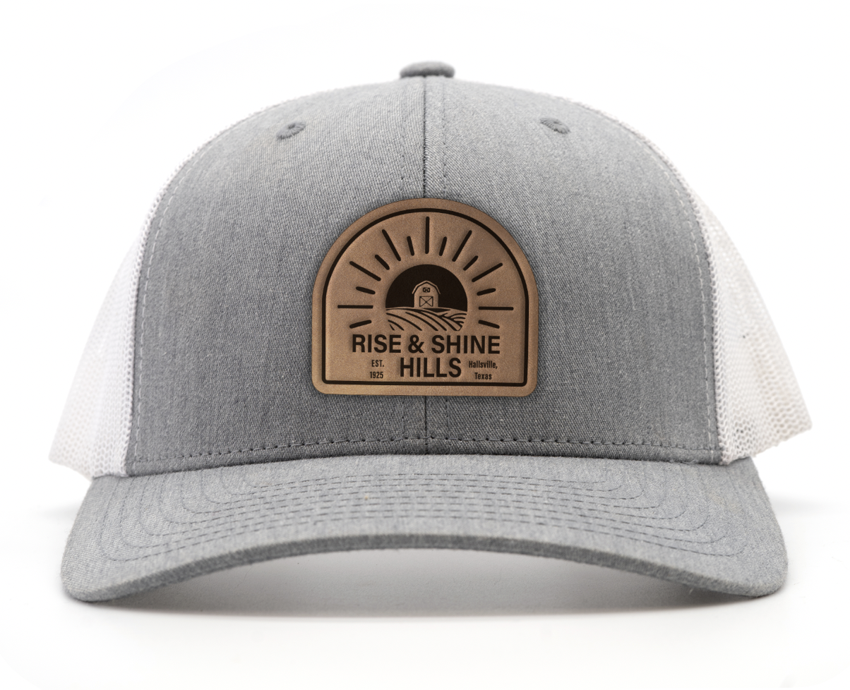 Rise & Shine Hills Leather Patch Trucker Hat